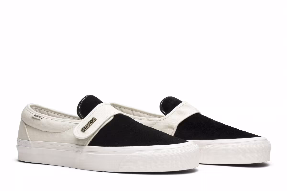 Fear of God x Vans Slip-On 47 DX Black White, view 9