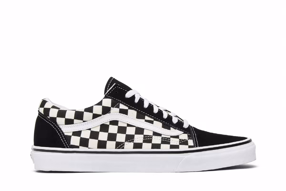 Vans Old Skool Black Checkerboard, view 2