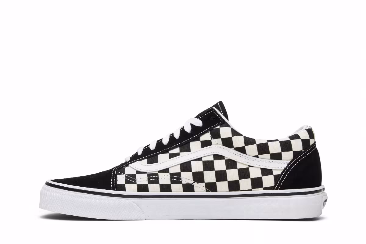 Vans Old Skool Black Checkerboard, view 4