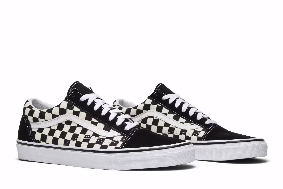 Vans Old Skool Black Checkerboard, view 9