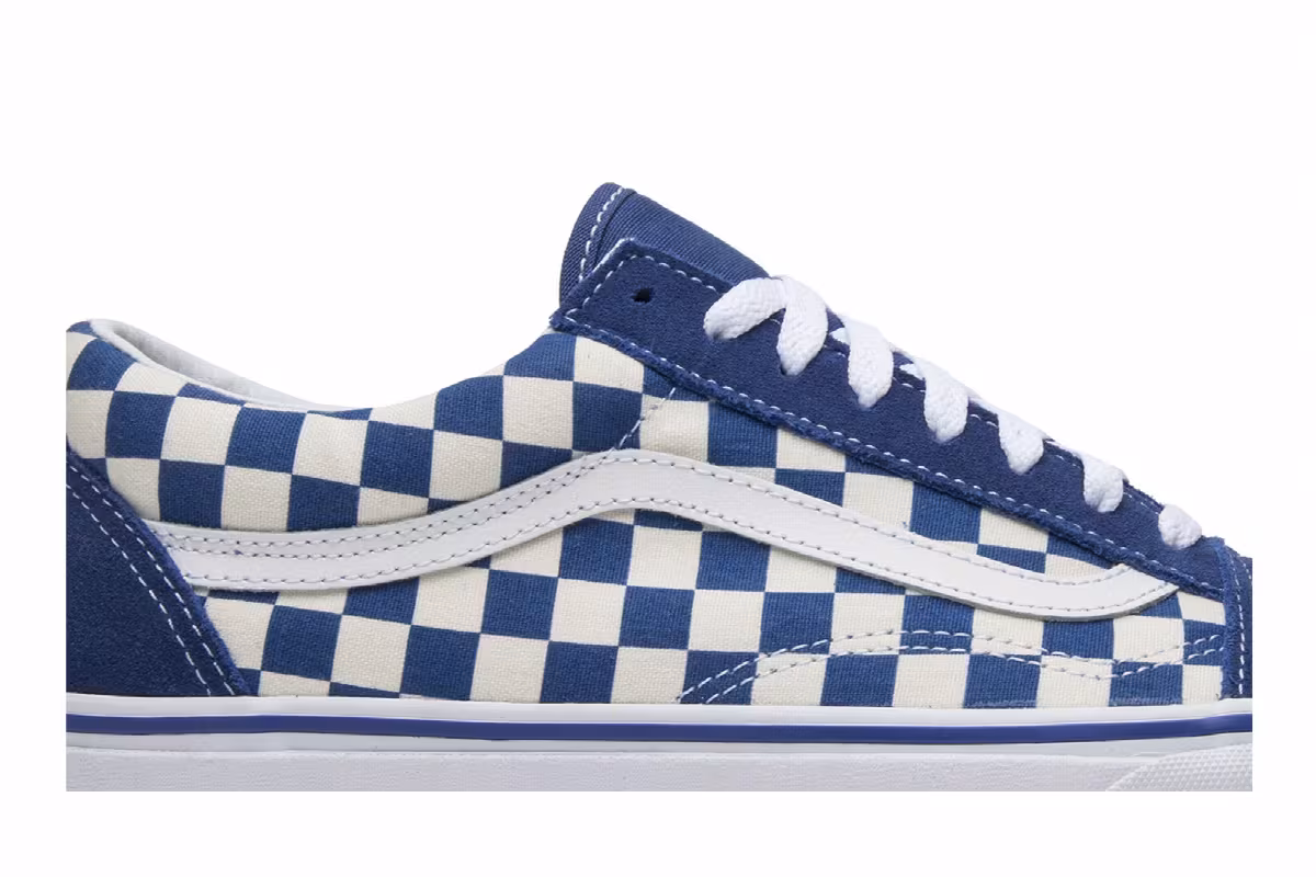 Vans Old Skool Blue Checkerboard, view 3