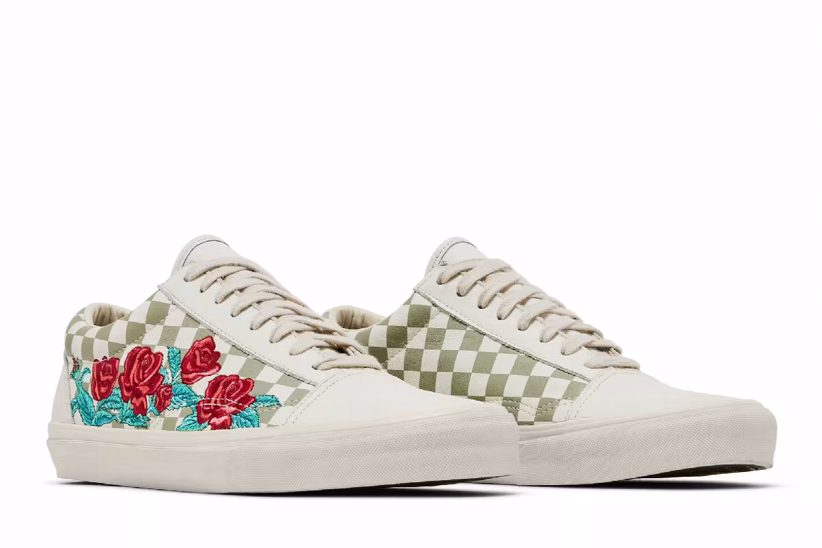 Vans Old Skool DX Rose Embroidery, view 9