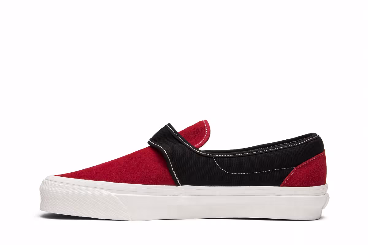 Fear of God x Vans Slip-On 47 DX Collection 2 Red Black, view 4