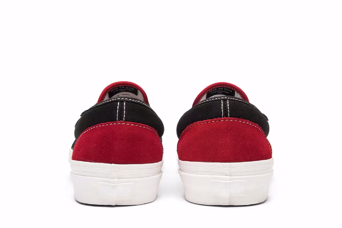 Fear of God x Vans Slip-On 47 DX Collection 2 Red Black, view 7
