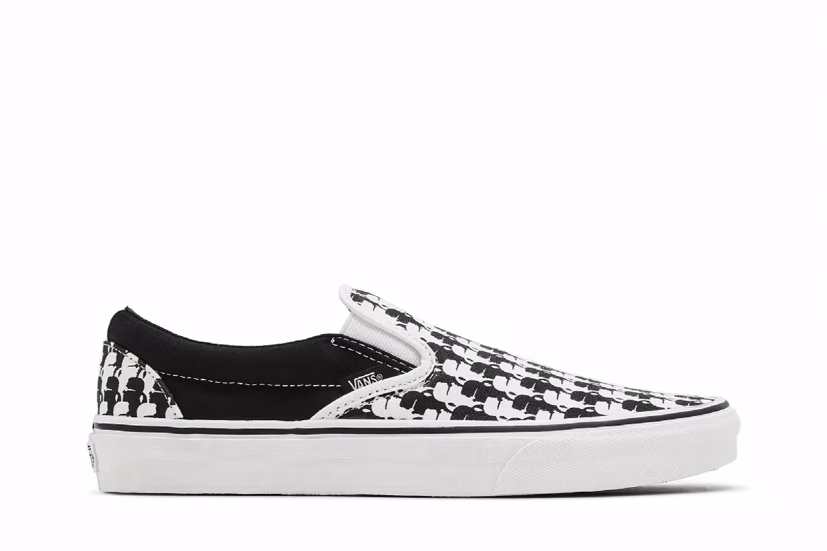 Karl Lagerfeld x Vans Classic Slip-On True White, view 2