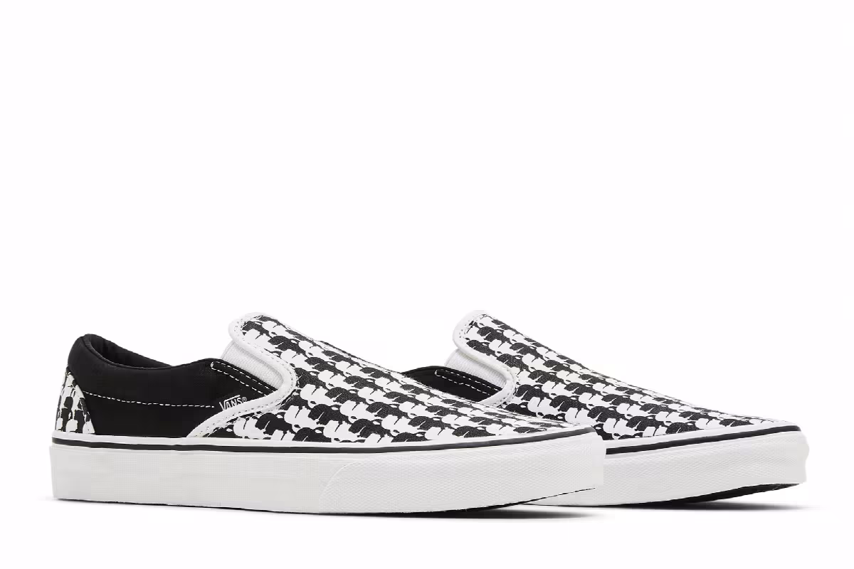 Karl Lagerfeld x Vans Classic Slip-On True White, view 9