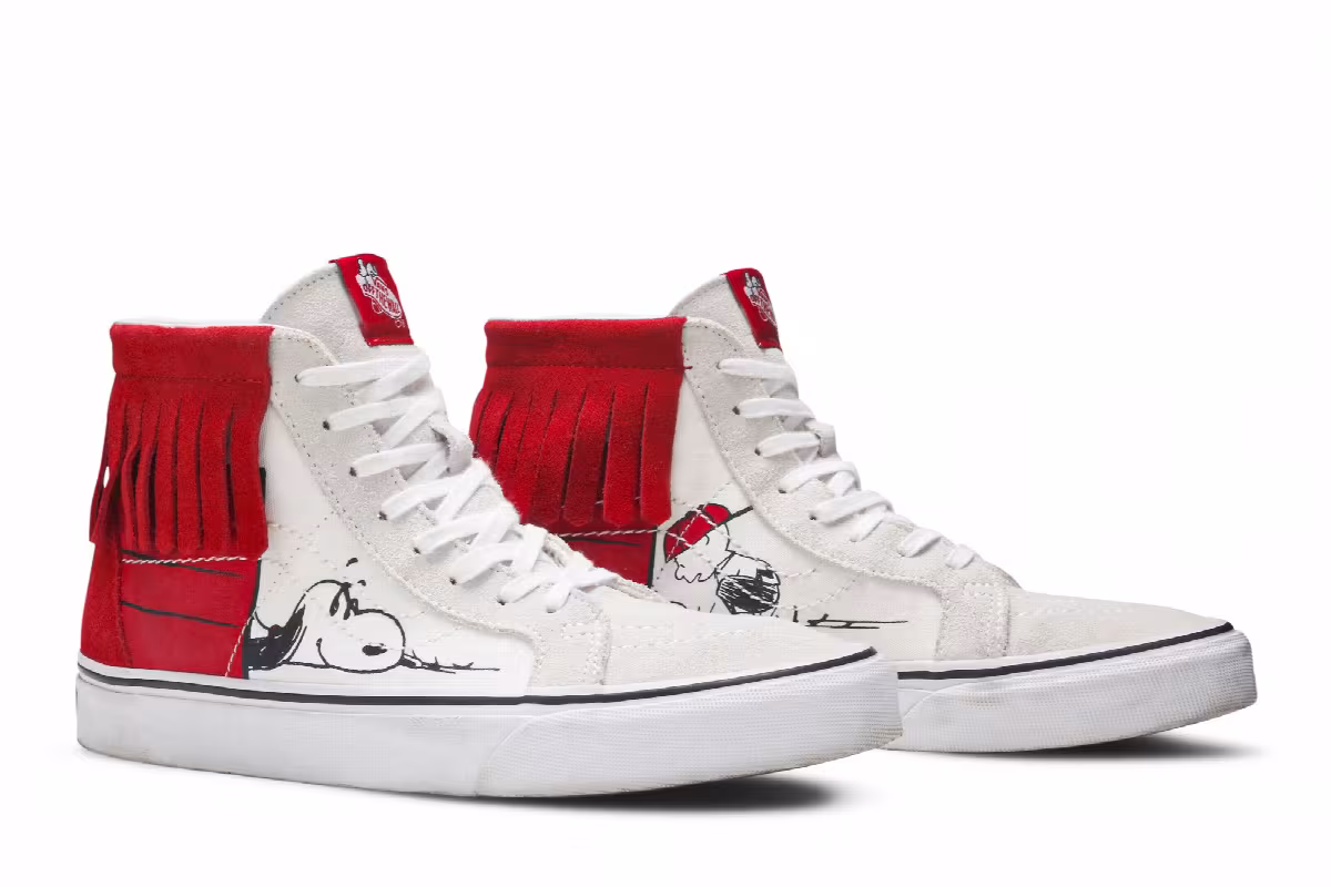 Peanuts x Vans Sk8-Hi Moc Dog House, view 9
