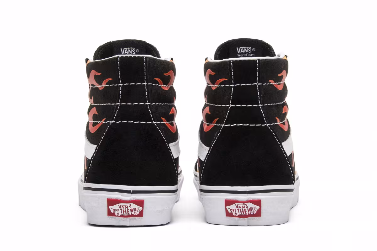 Vans Sk8-Hi Reissue Flames, view 7