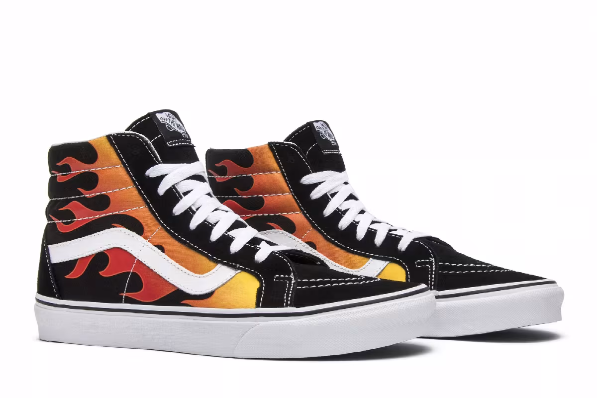 Vans Sk8-Hi Reissue Flames, view 9