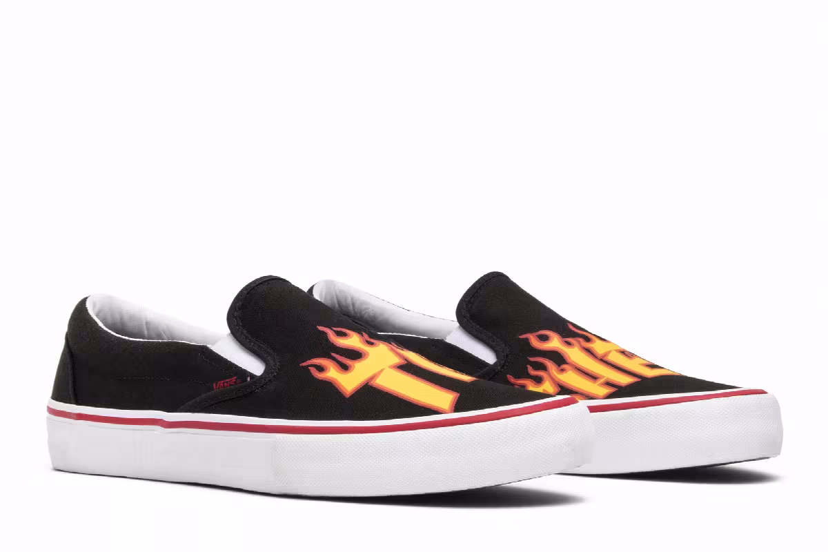 Thrasher x Vans Slip-On Pro Thrasher, view 9