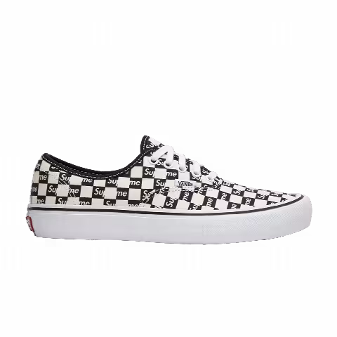 Vans Supreme x Authentic Pro 'Checkered Black'