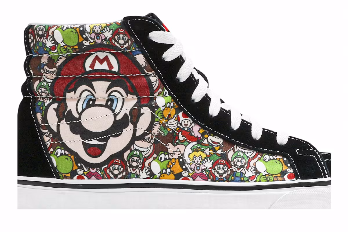 Nintendo x Vans Sk8-Hi Reissue Super Mario Bros, Mario Bros, view 3