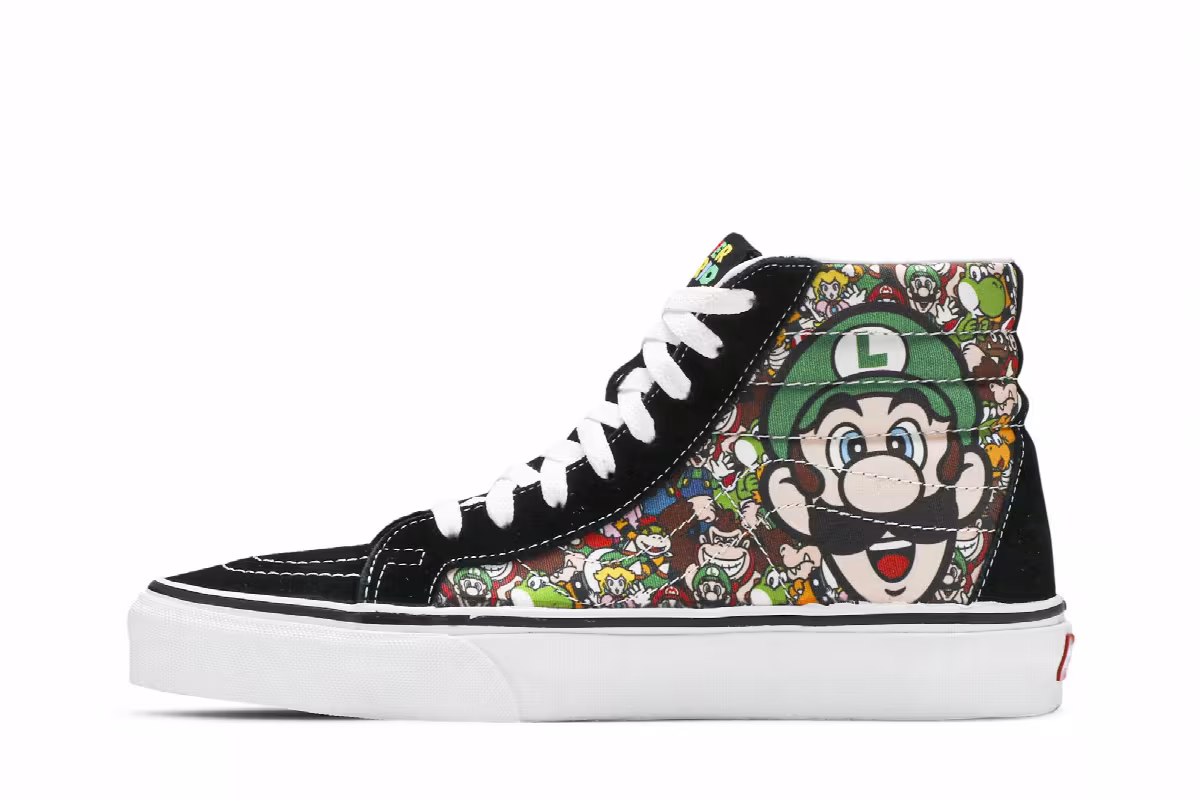 Nintendo x Vans Sk8-Hi Reissue Super Mario Bros, Mario Bros, view 4