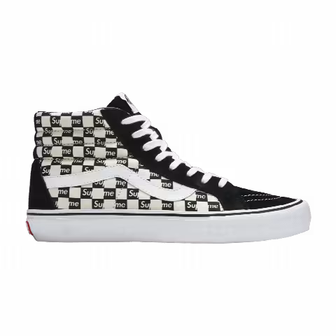 Supreme x Vans Sk8-Hi Pro 'Checkered Black'