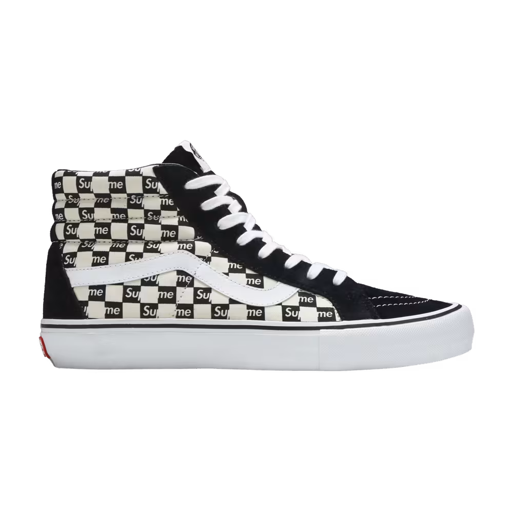 Supreme x Vans Sk8-Hi Pro Checkered Black