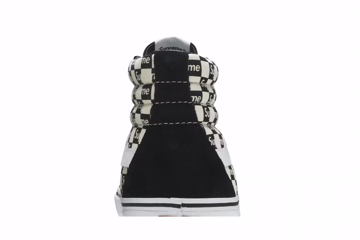 Supreme x Vans Sk8-Hi Pro Checkered Black, view 8