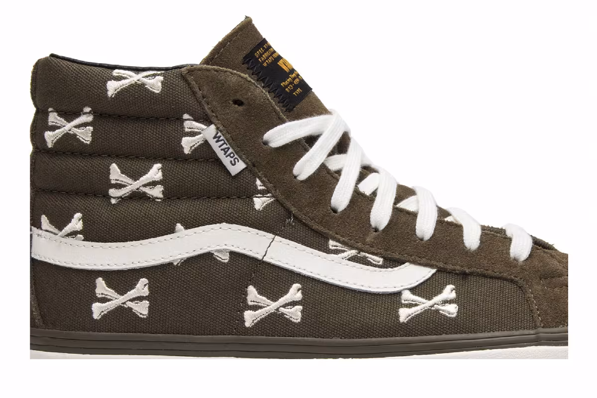 Vans WTAPS x OG Sk8-Hi LX Bones, view 3