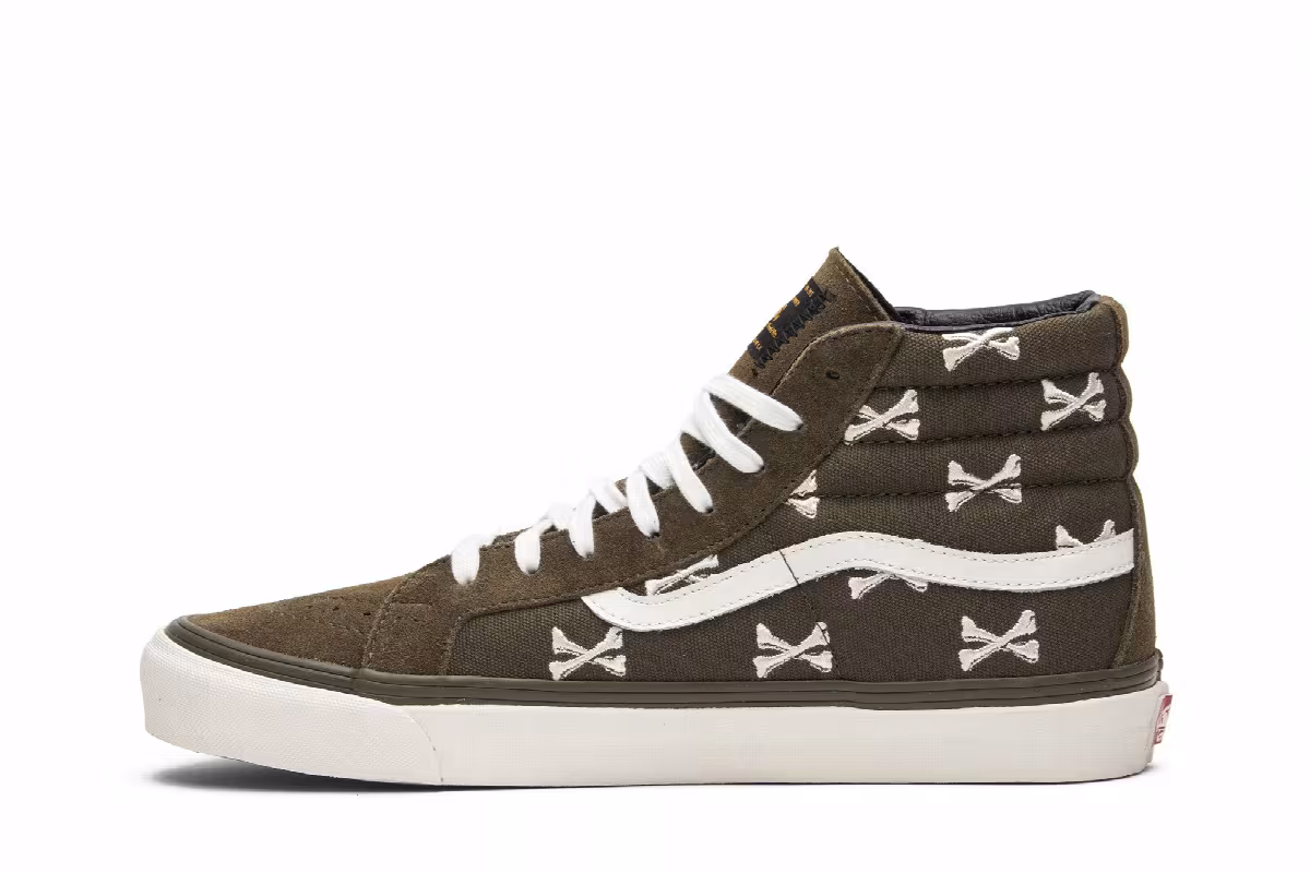 Vans WTAPS x OG Sk8-Hi LX Bones, view 4