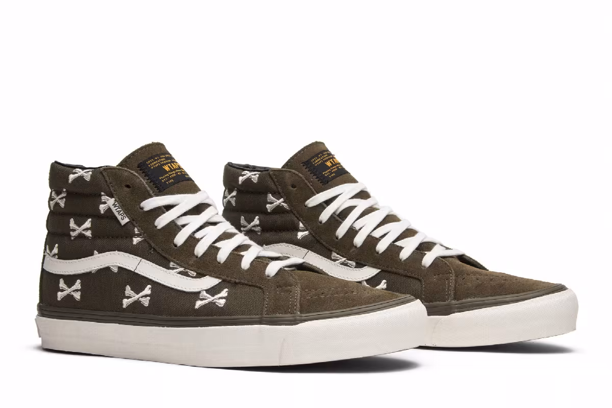 Vans WTAPS x OG Sk8-Hi LX Bones, view 9