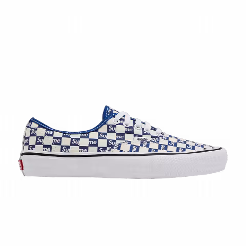 Supreme x Vans Authentic Pro 'Checkered Blue'