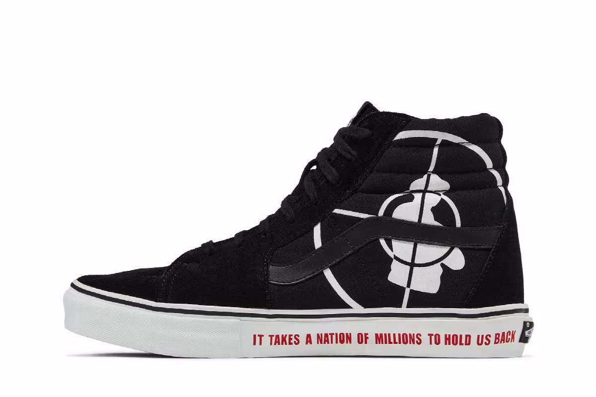 Supreme x Vans Sk8-Hi Sl Public Enemy, view 4