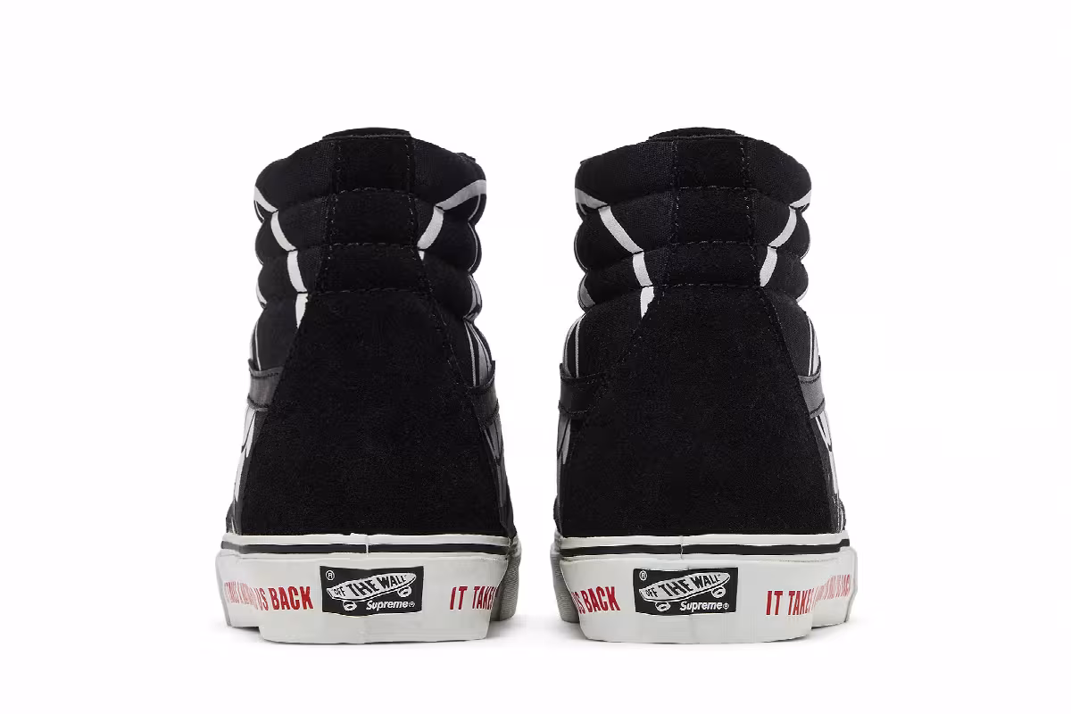 Supreme x Vans Sk8-Hi Sl Public Enemy, view 7