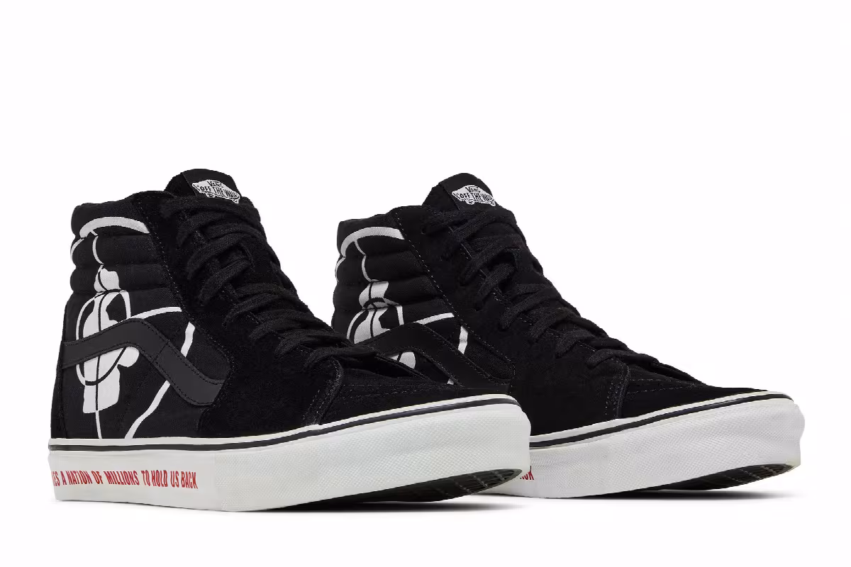 Supreme x Vans Sk8-Hi Sl Public Enemy, view 9