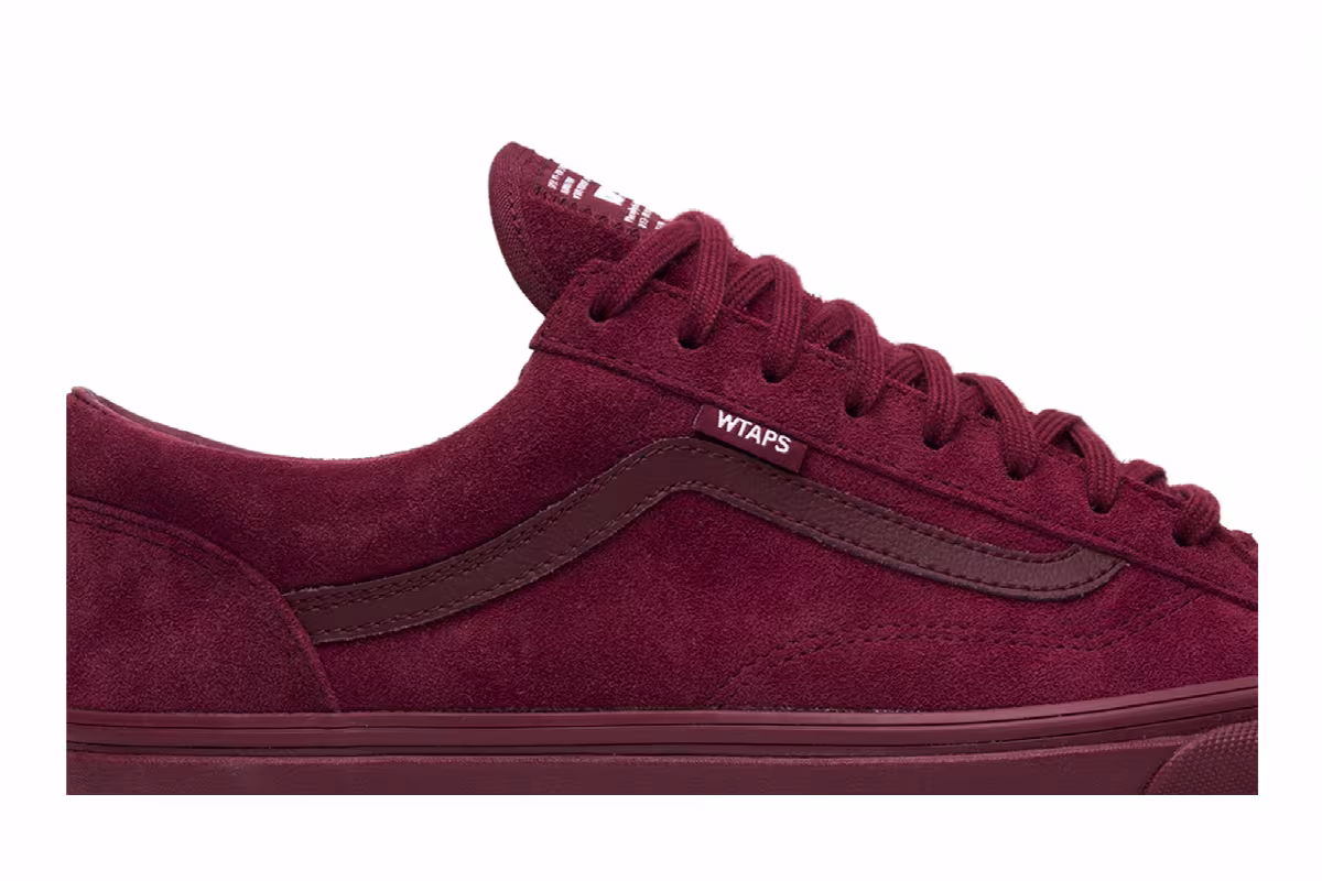 Vans WTAPS x OG Style 36 LX Burgundy, view 3