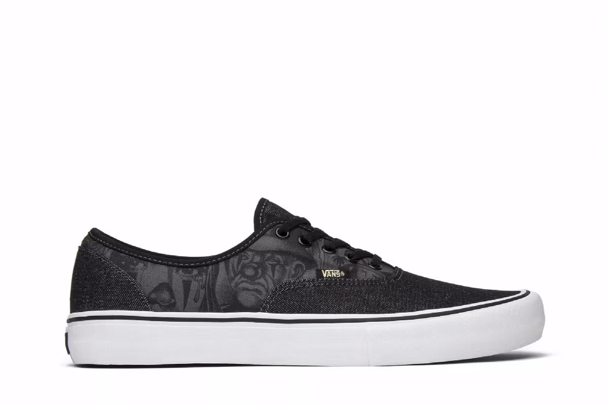 Mr. Cartoon x Vans Syndicate Authentic Black Gold, view 2