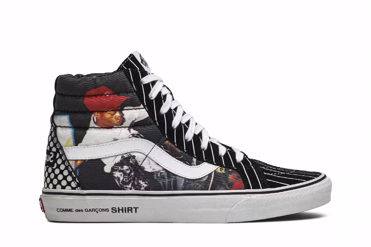 Supreme x Comme des Garçons x Vans SK8-Hi Reissue Harold Hunter, view 2