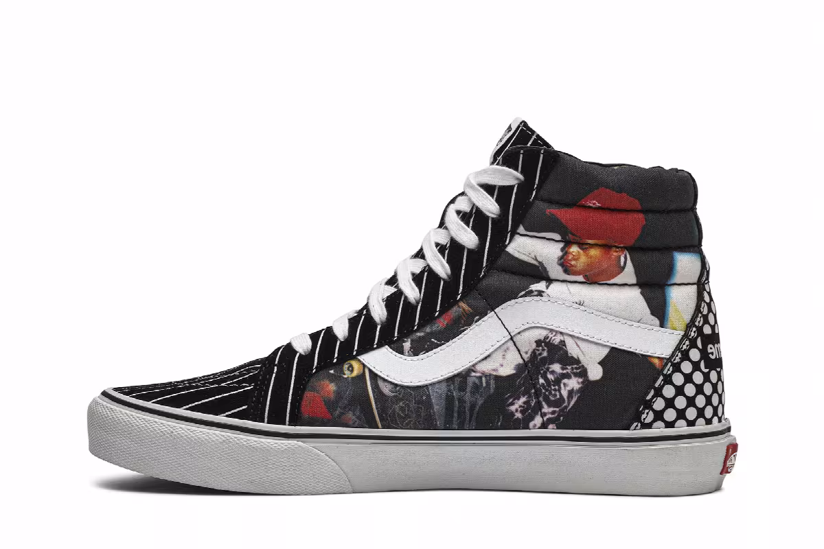 Supreme x Comme des Garçons x Vans SK8-Hi Reissue Harold Hunter, view 4