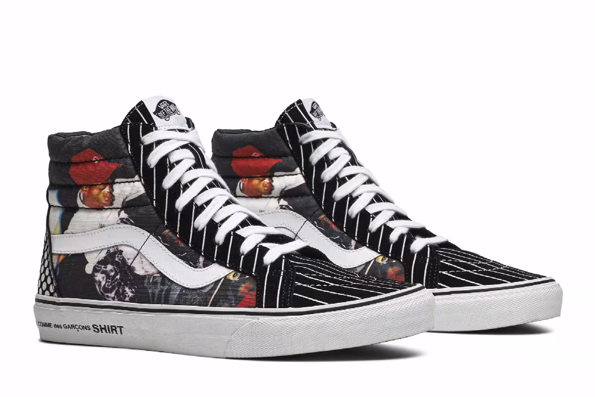 Supreme x Comme des Garçons x Vans SK8-Hi Reissue Harold Hunter, view 9