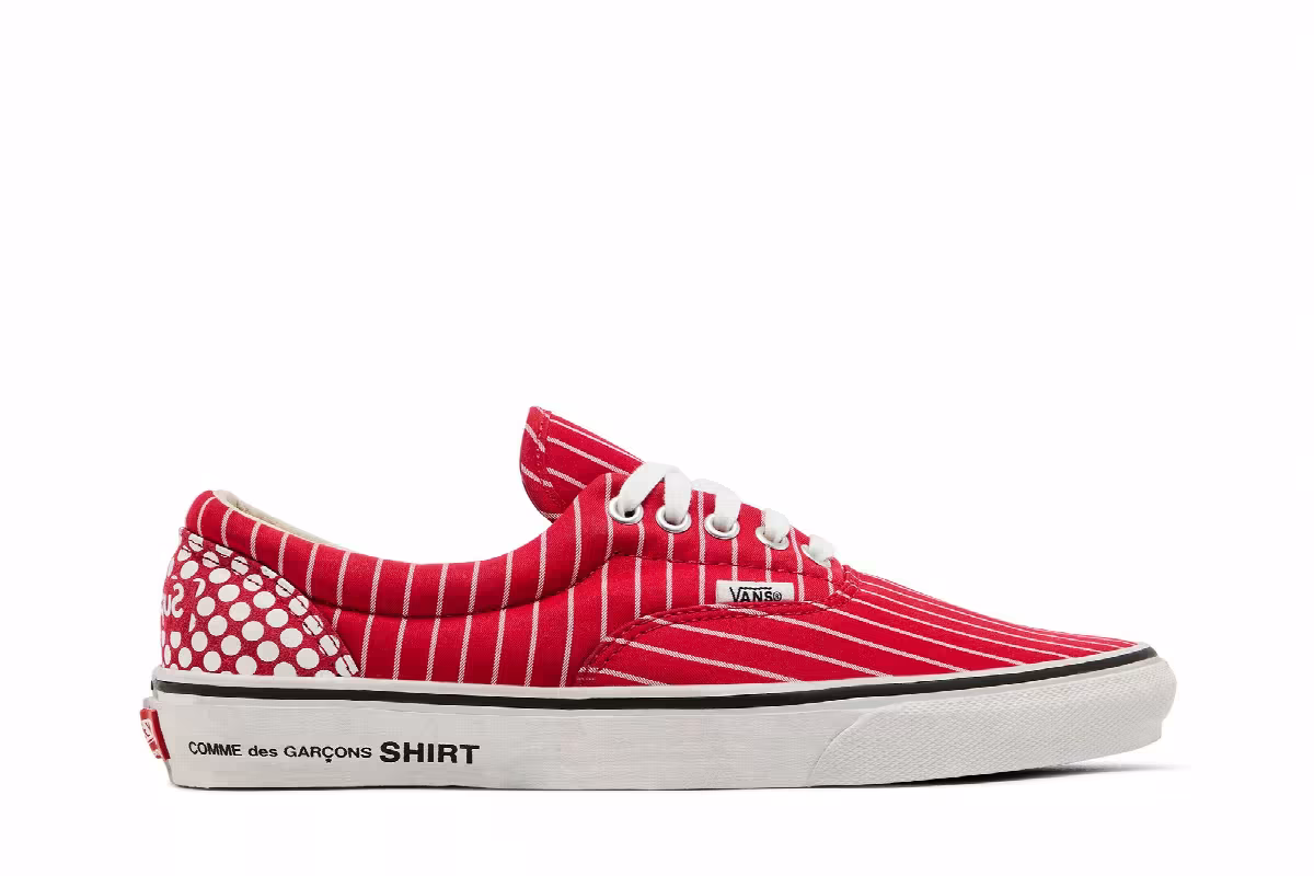 Comme des Garçons x Supreme x Vans Era Pinstripe, view 2