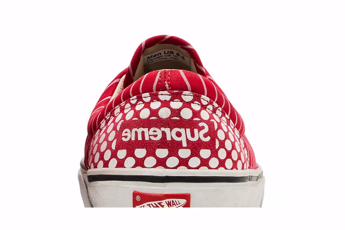 Comme des Garçons x Supreme x Vans Era Pinstripe, view 8
