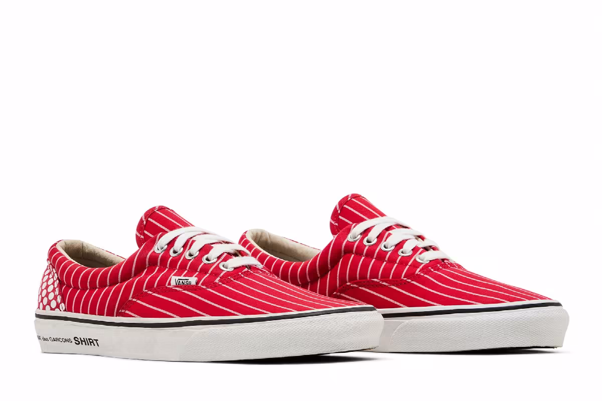 Comme des Garçons x Supreme x Vans Era Pinstripe, view 9