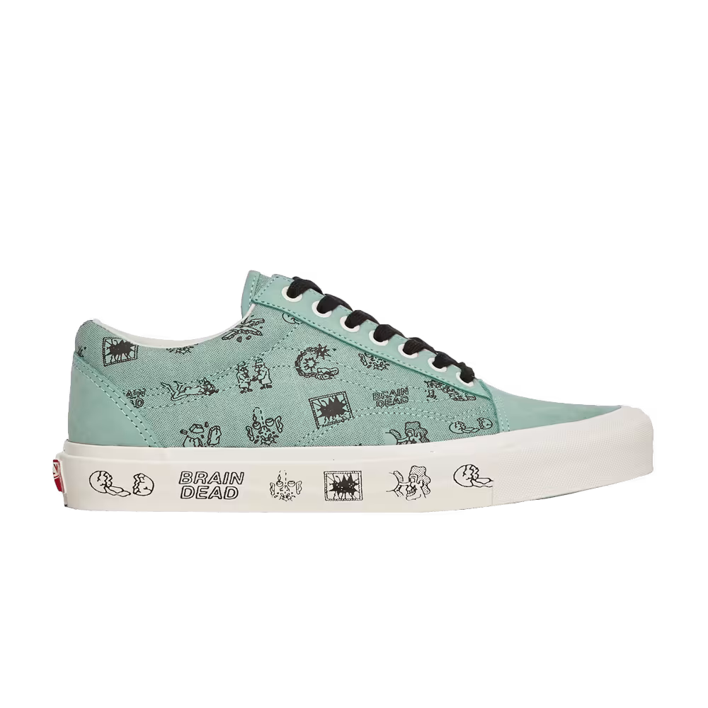 Brain Dead x Vans Old Skool LX Granite Green