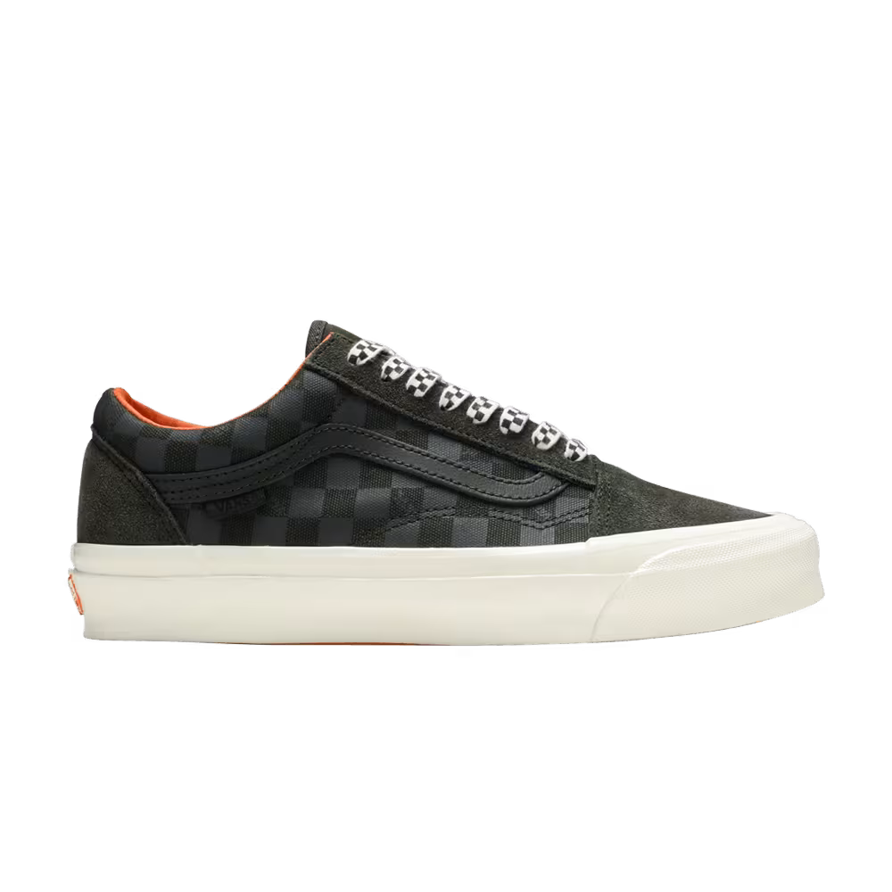 Porter-Yoshida & Co. x Vans OG Old Skool LX Green Floral Checkerboard