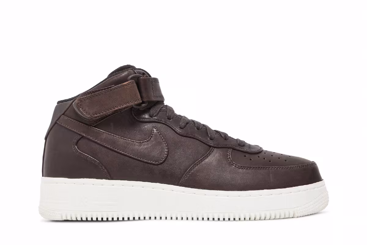 NikeLab Air Force 1 Mid Velvet Brown, view 2