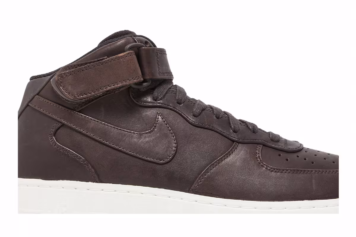 NikeLab Air Force 1 Mid Velvet Brown, view 3