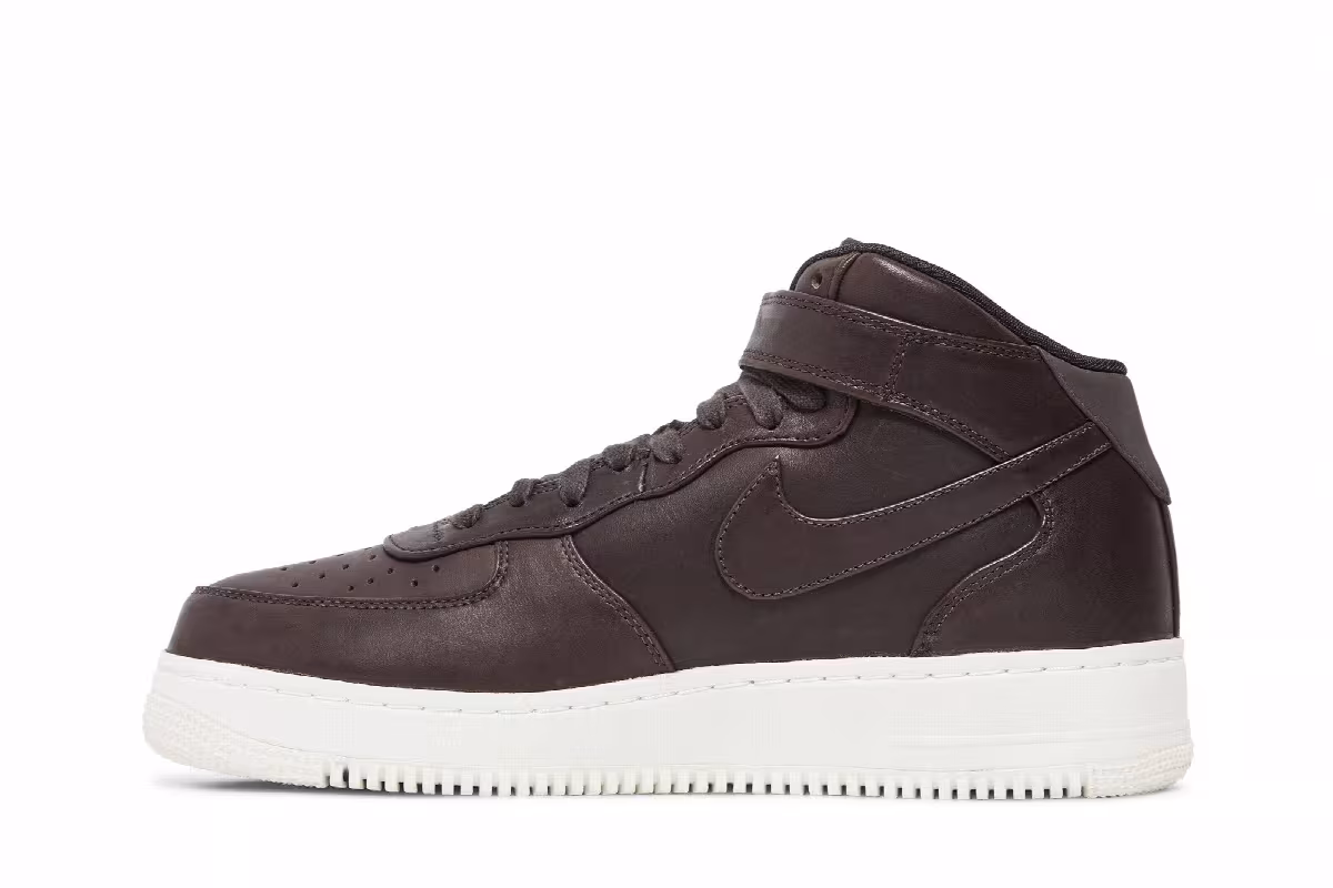 NikeLab Air Force 1 Mid Velvet Brown, view 4