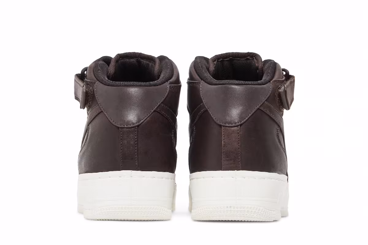 NikeLab Air Force 1 Mid Velvet Brown, view 7