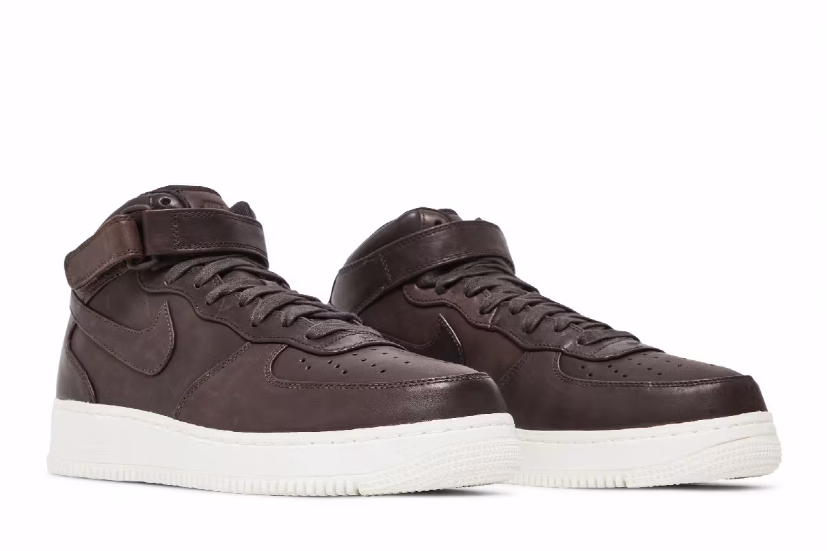 NikeLab Air Force 1 Mid Velvet Brown, view 9