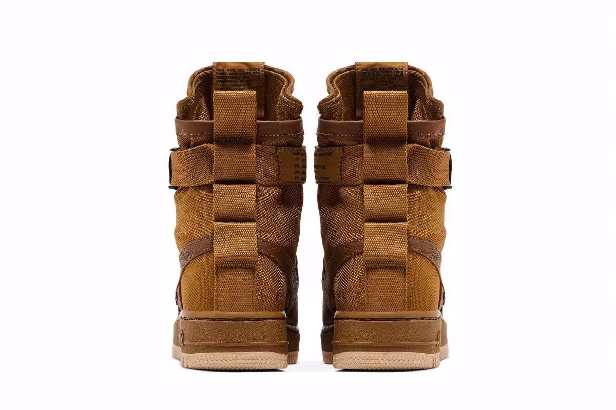 Nike Women's SF Air Force 1 High Golden Beige, view 7