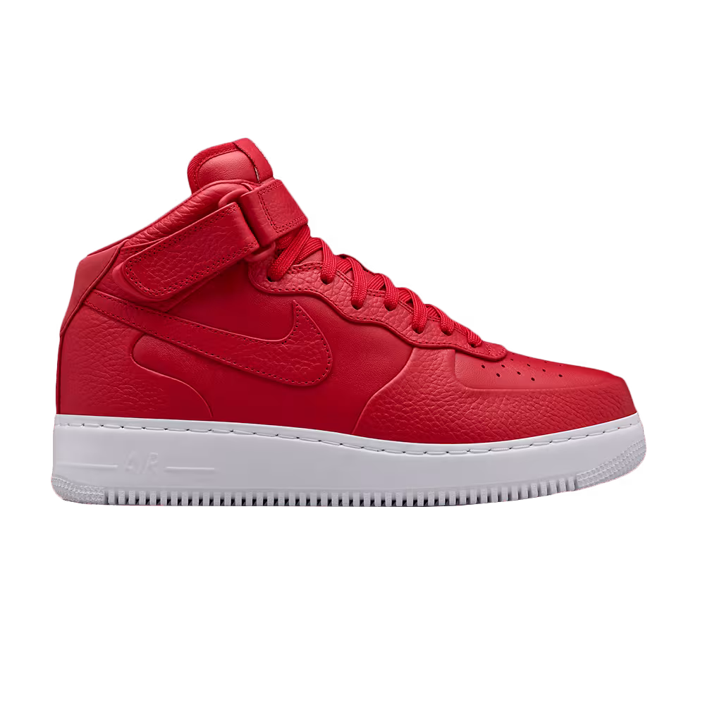 NikeLab Air Force 1 Mid Gym Red