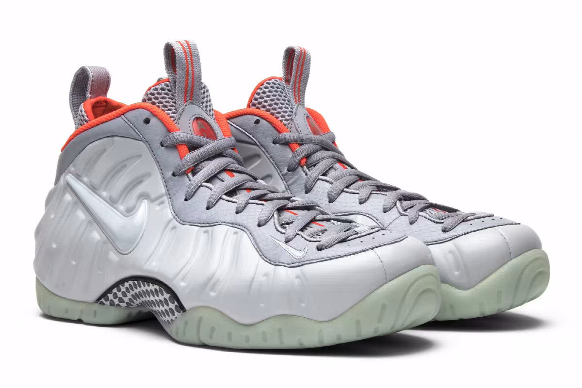 Nike Air Foamposite Pro Premium Pure Platinum, view 9