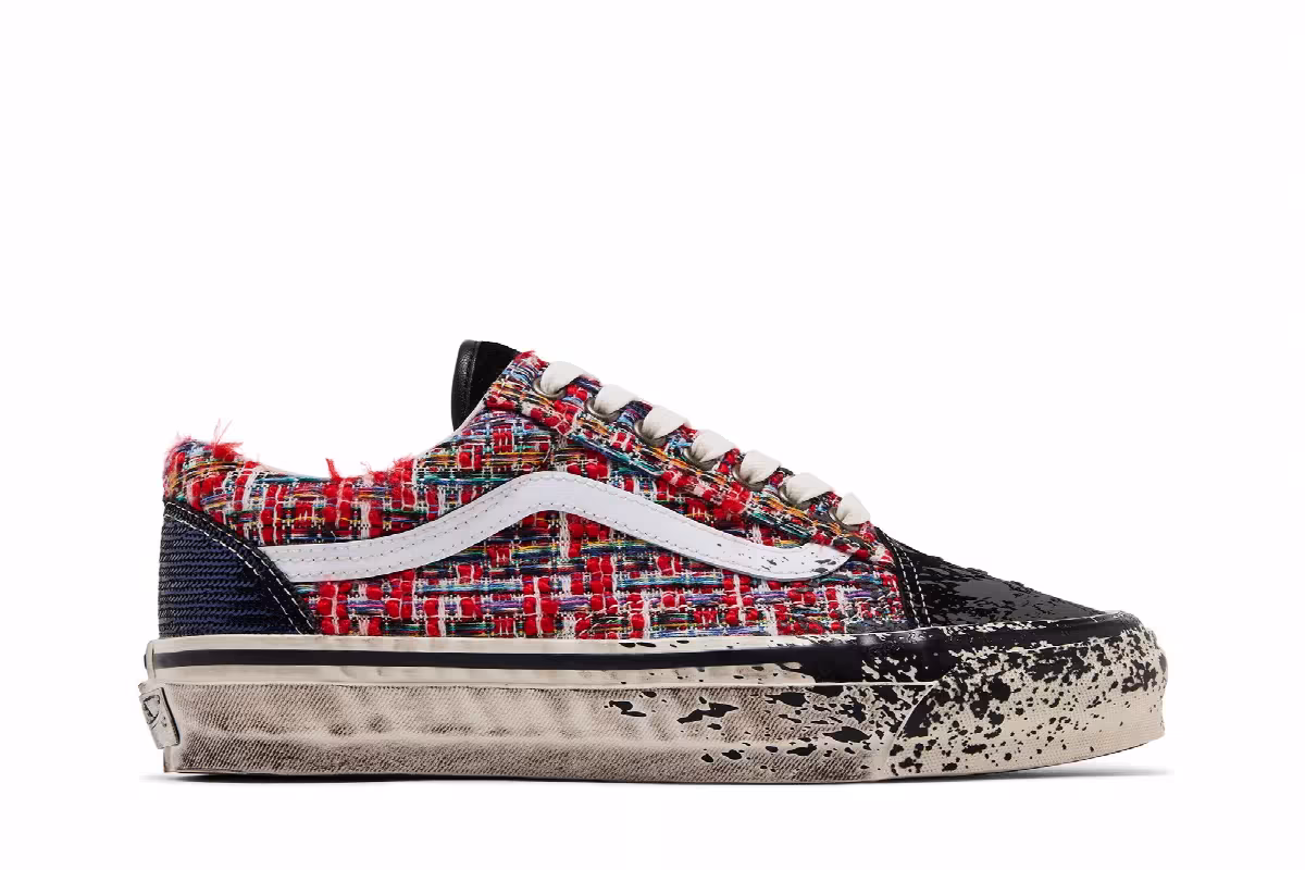 Vans Old Skool Premium Charms Red Black, view 2