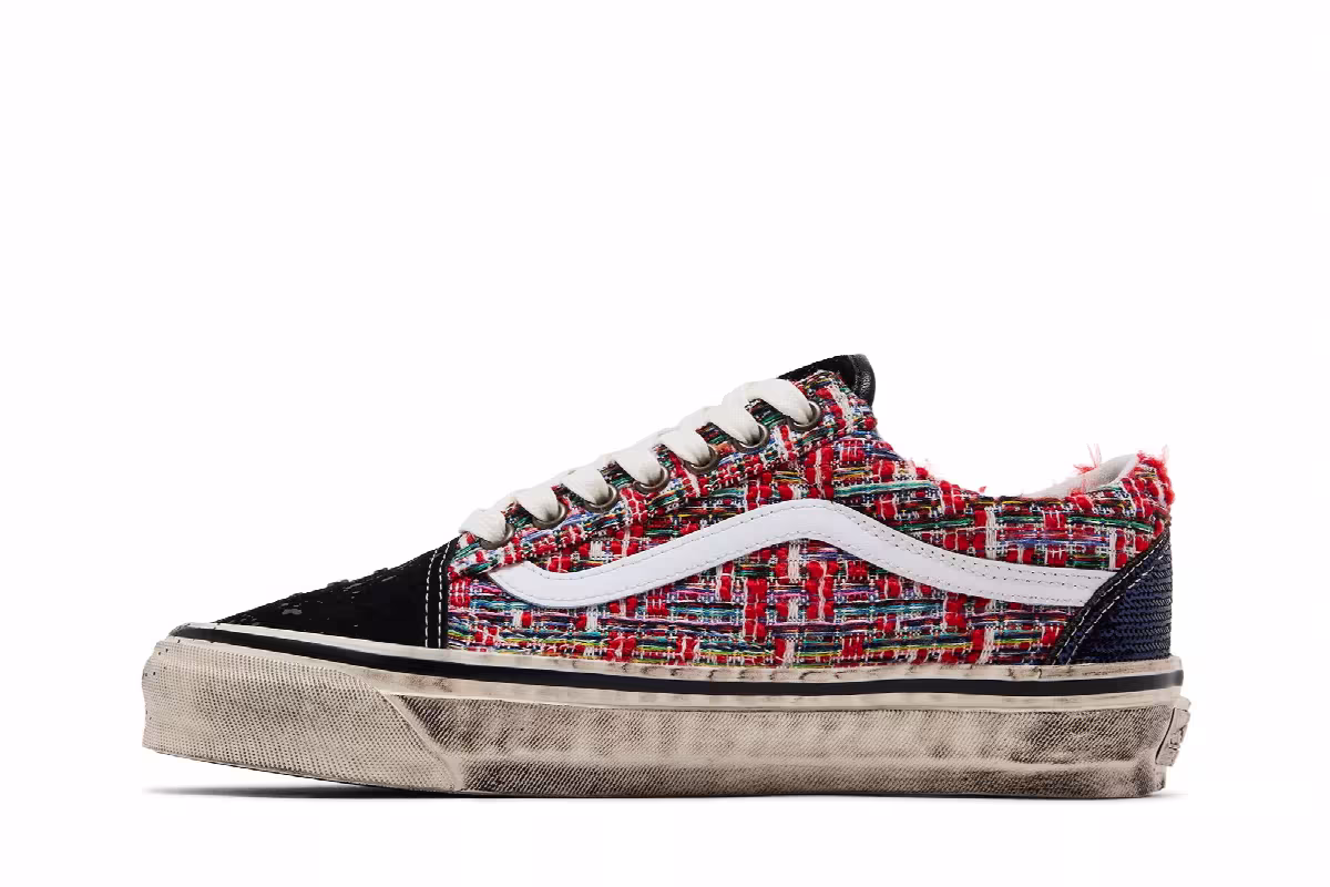 Vans Old Skool Premium Charms Red Black, view 4