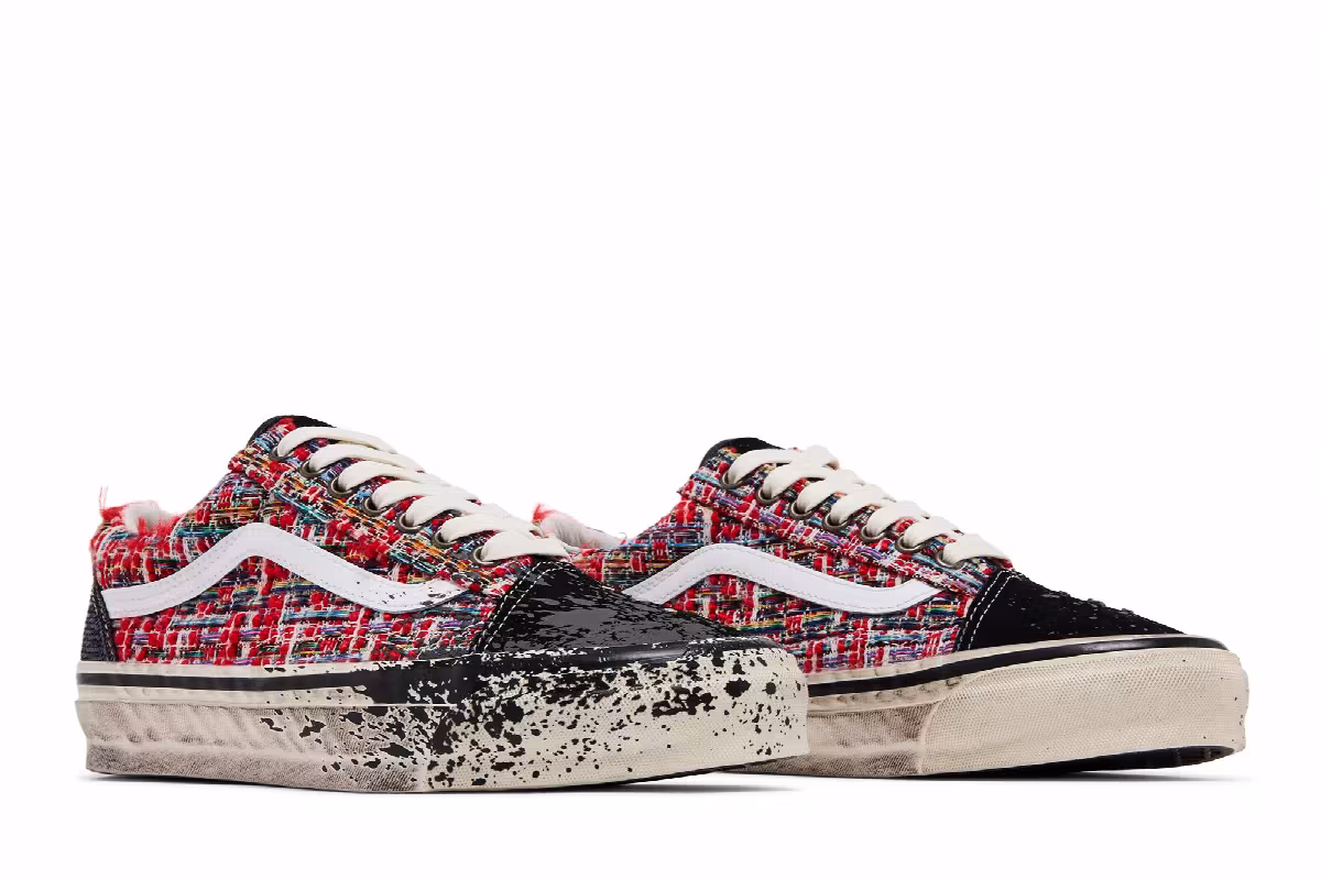 Vans Old Skool Premium Charms Red Black, view 9