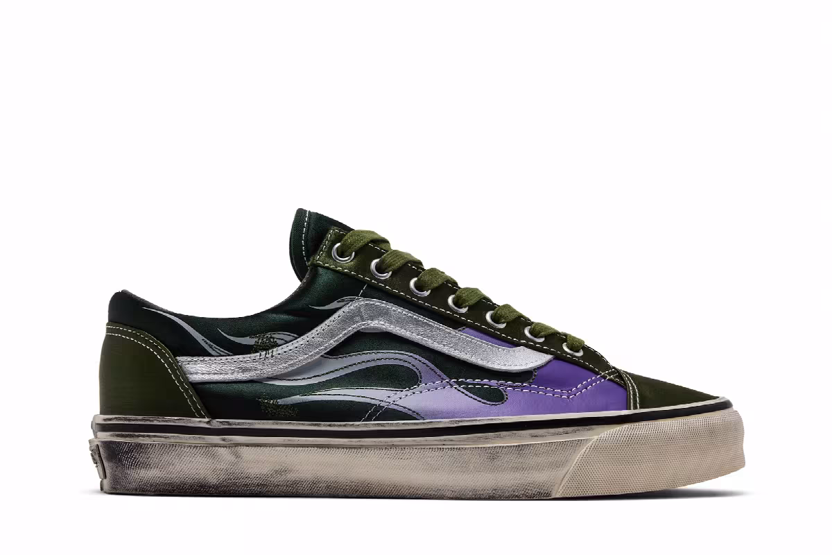 Vans Old Skool 36 LX Archive Flame Green, view 2