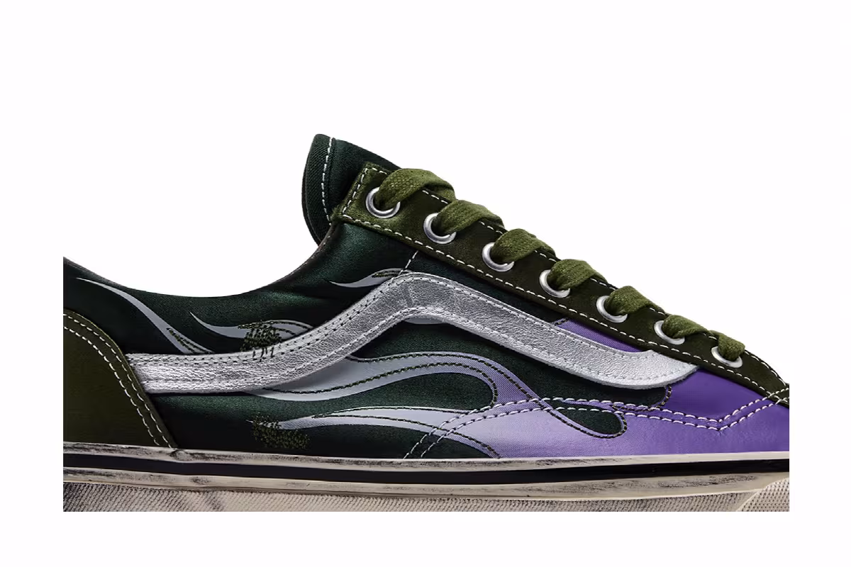 Vans Old Skool 36 LX Archive Flame Green, view 3